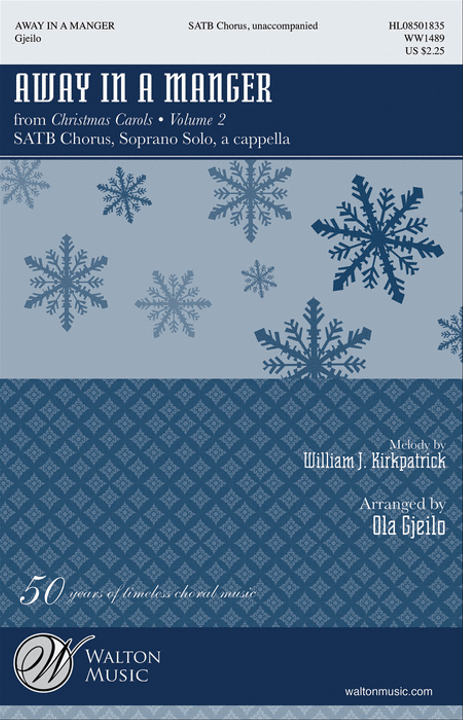 Away in a Manger - SATB divisi Divisi scores gallery preview page 1