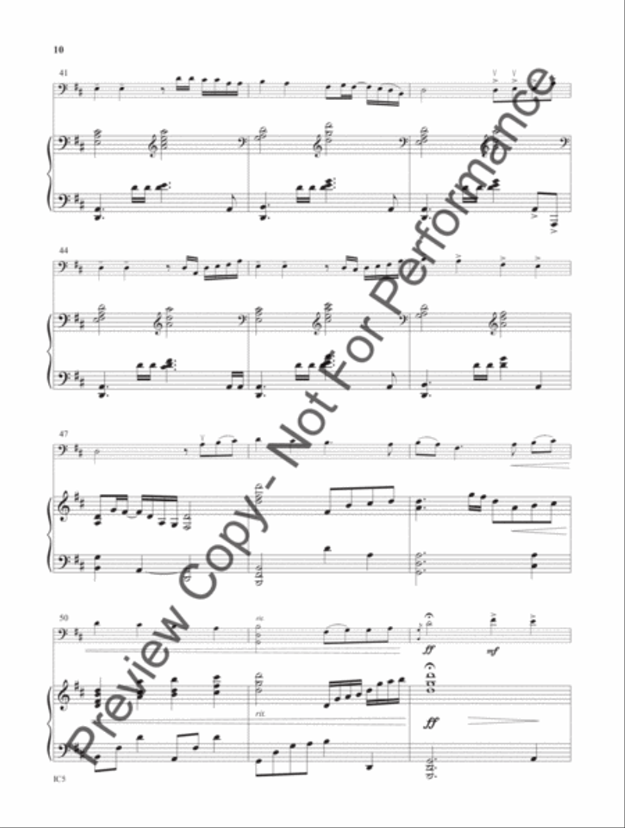 Instrumental Worship - bass instruments in C C Instrument scores gallery preview page 11