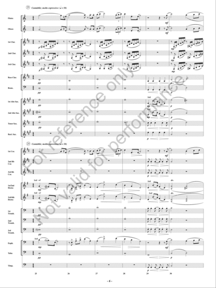 Pagliacci Concert Band scores gallery preview page 5