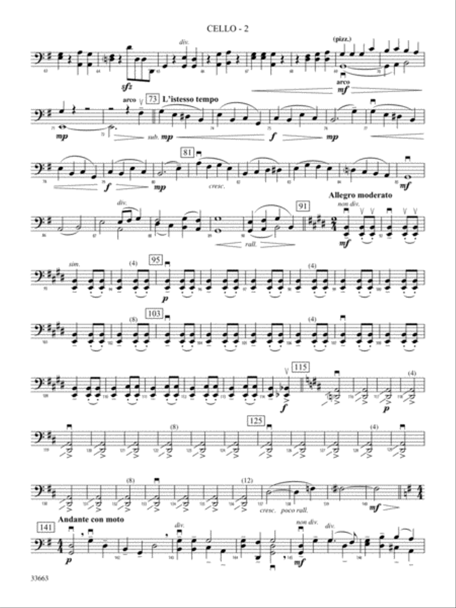 A Christmas Festival: Cello String Orchestra scores gallery preview page 2