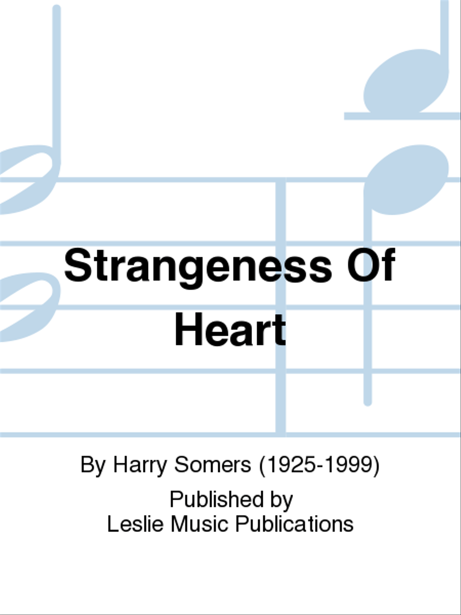 Strangeness of the Heart for Piano Piano Solo scores gallery preview page 1