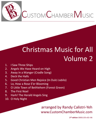Book cover for Christmas Carols for All, Volume 2 (Flexible Ensemble)