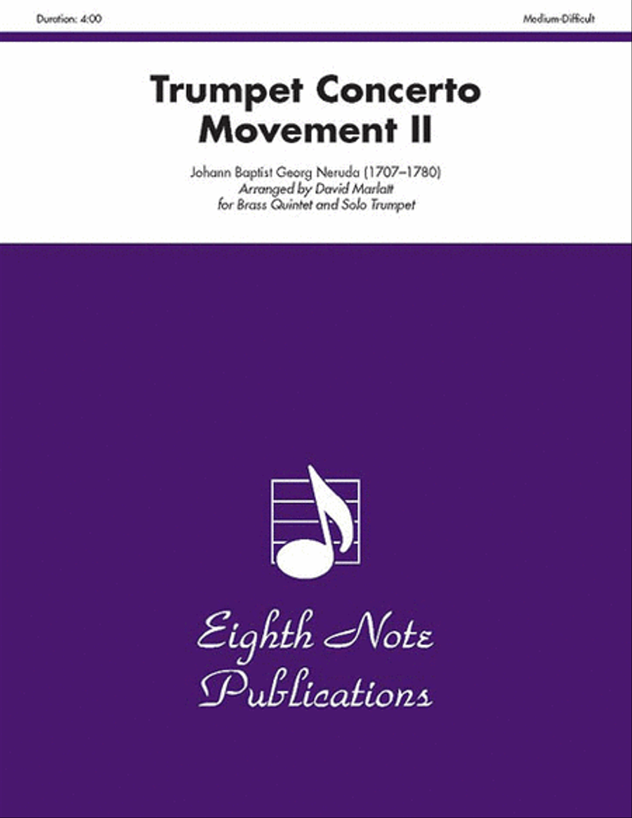 Trumpet Concerto (Movement II) Brass Quintet scores gallery preview page 1