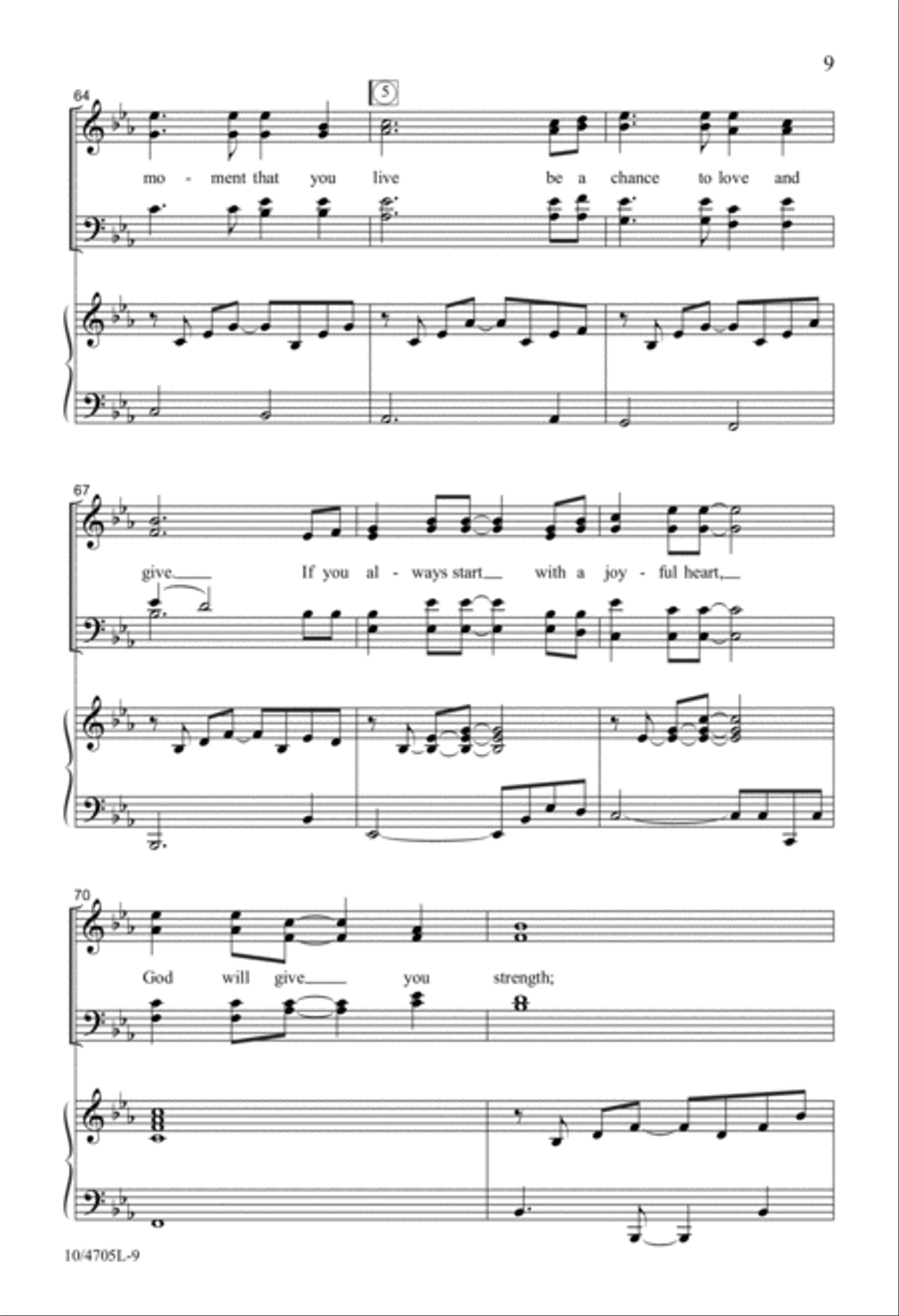 Faith to Carry On Faith to Carry On 4-Part scores gallery preview page 9