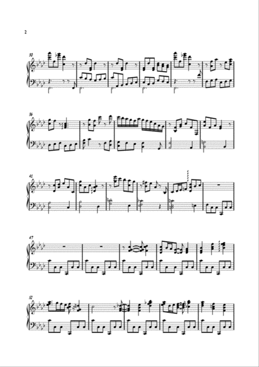 WALDSPAZIERGANG Piano Solo scores gallery preview page 2