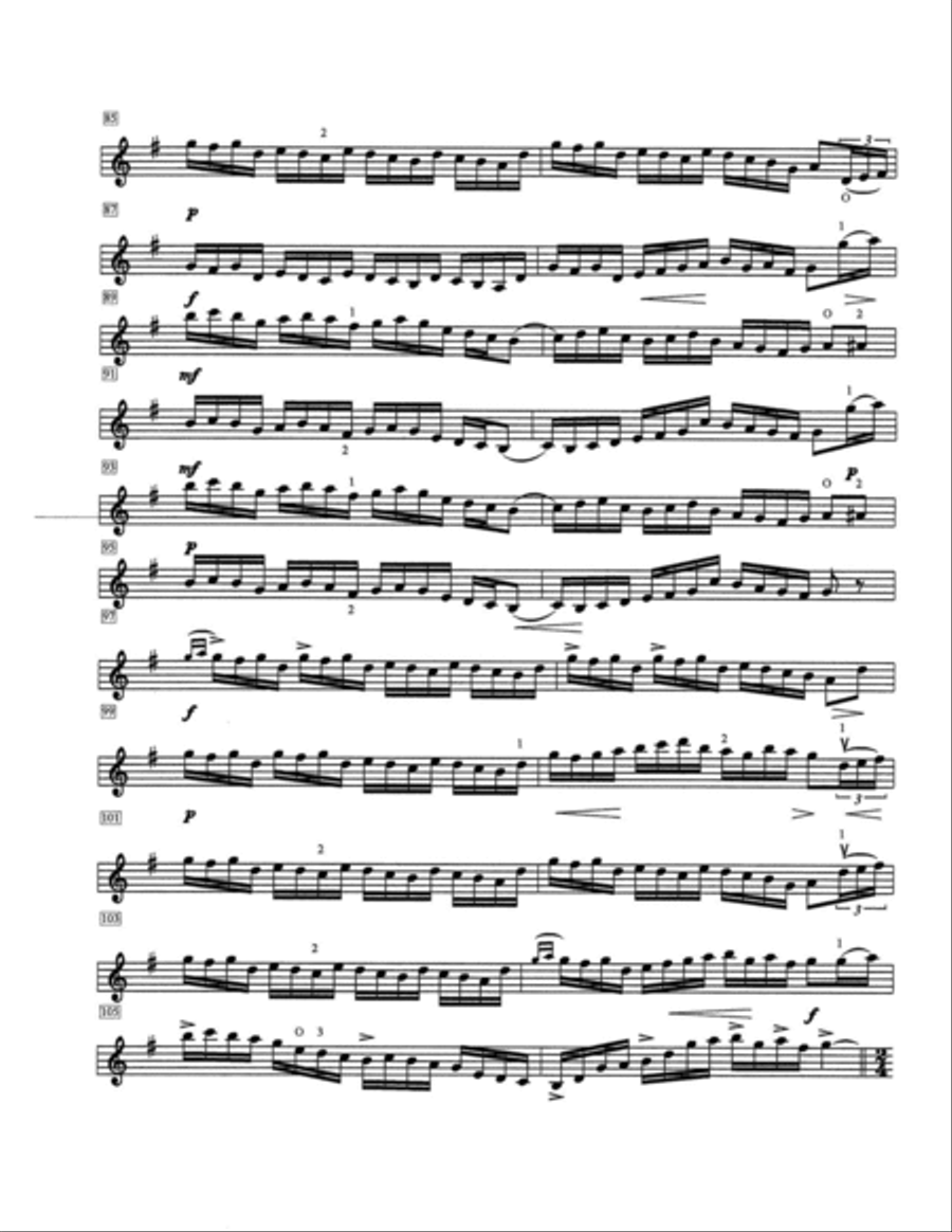 AIR AND JIG for violin and piano Violin Solo scores gallery preview page 4