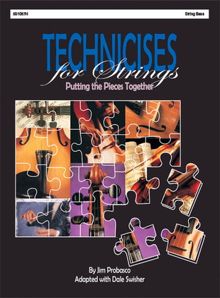 Book cover for Technicises For Strings String Bass
