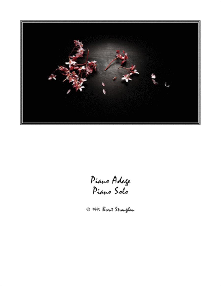 Piano Adage Piano Solo scores gallery preview page 1