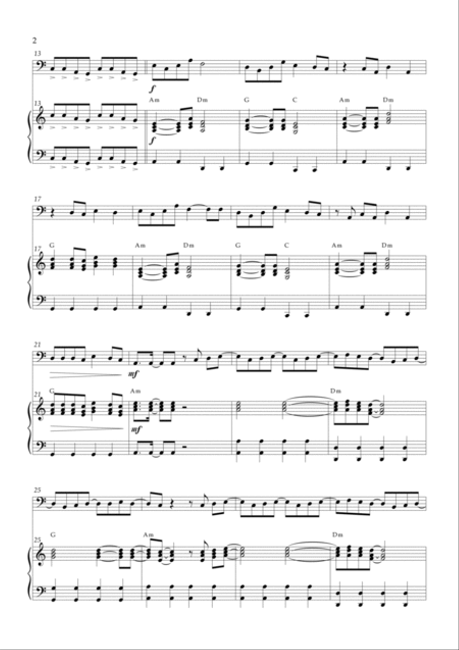 Barbie Girl Bassoon scores gallery preview page 2
