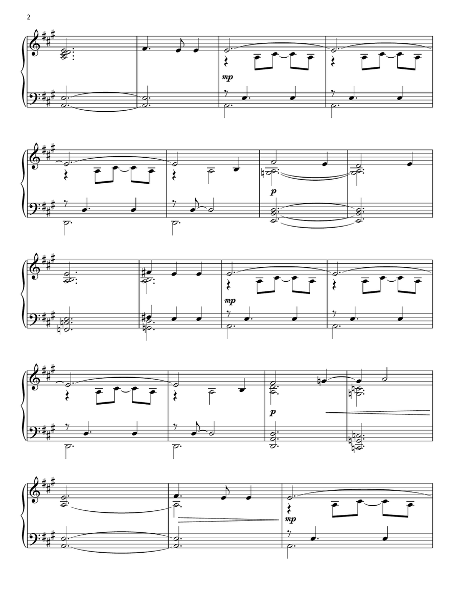 Beautiful Day Piano Solo scores gallery preview page 2