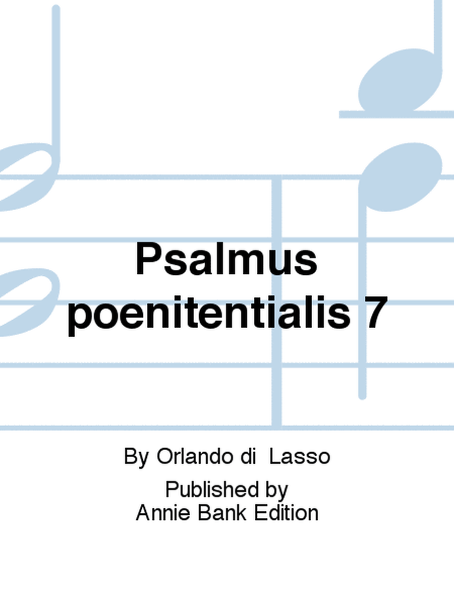 Psalmus poenitentialis 7