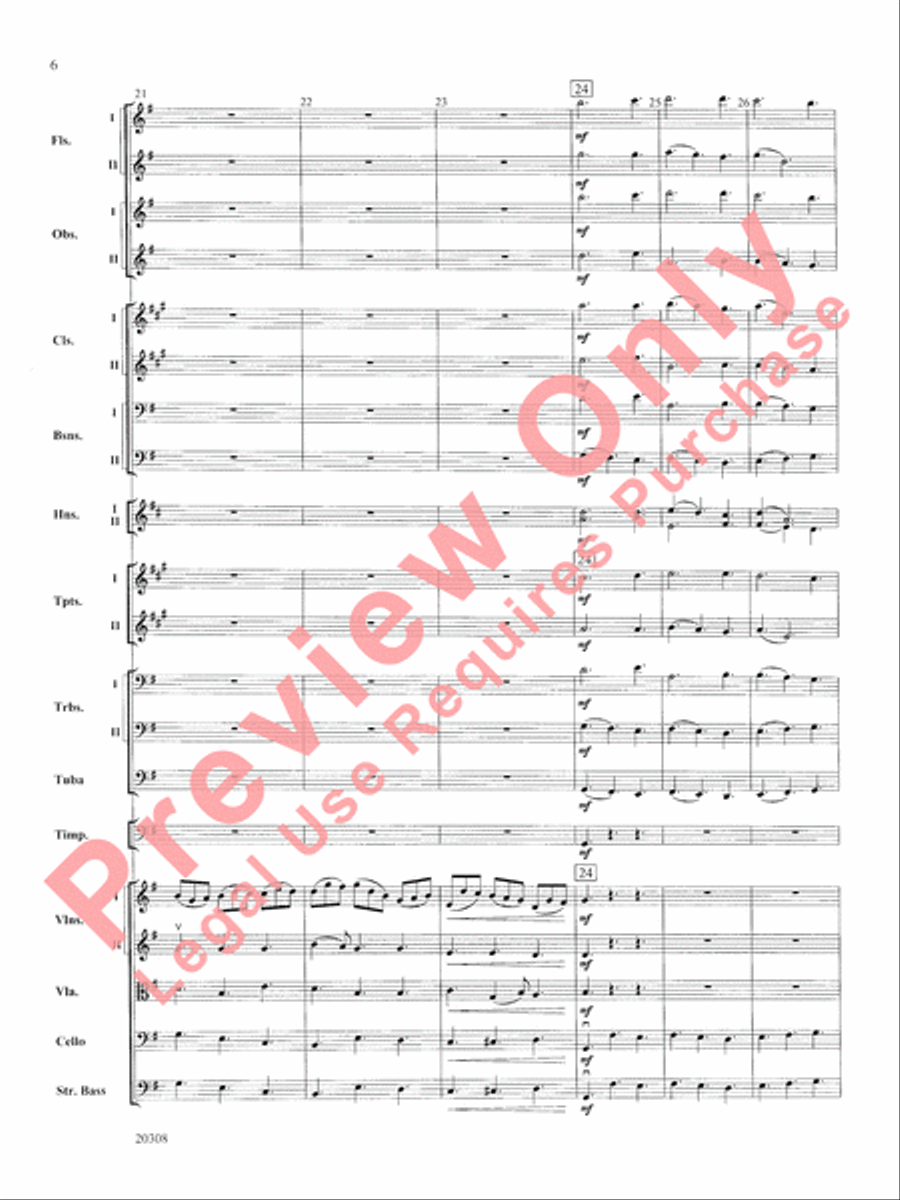 Jesu, Joy of Man's Desiring Full Orchestra scores gallery preview page 7