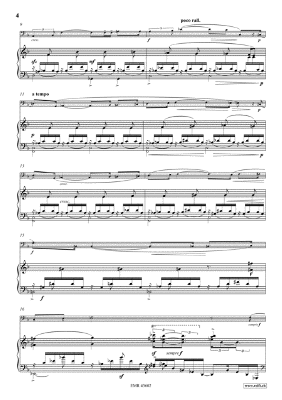 Praludium No. 1 Bass Trombone scores gallery preview page 4