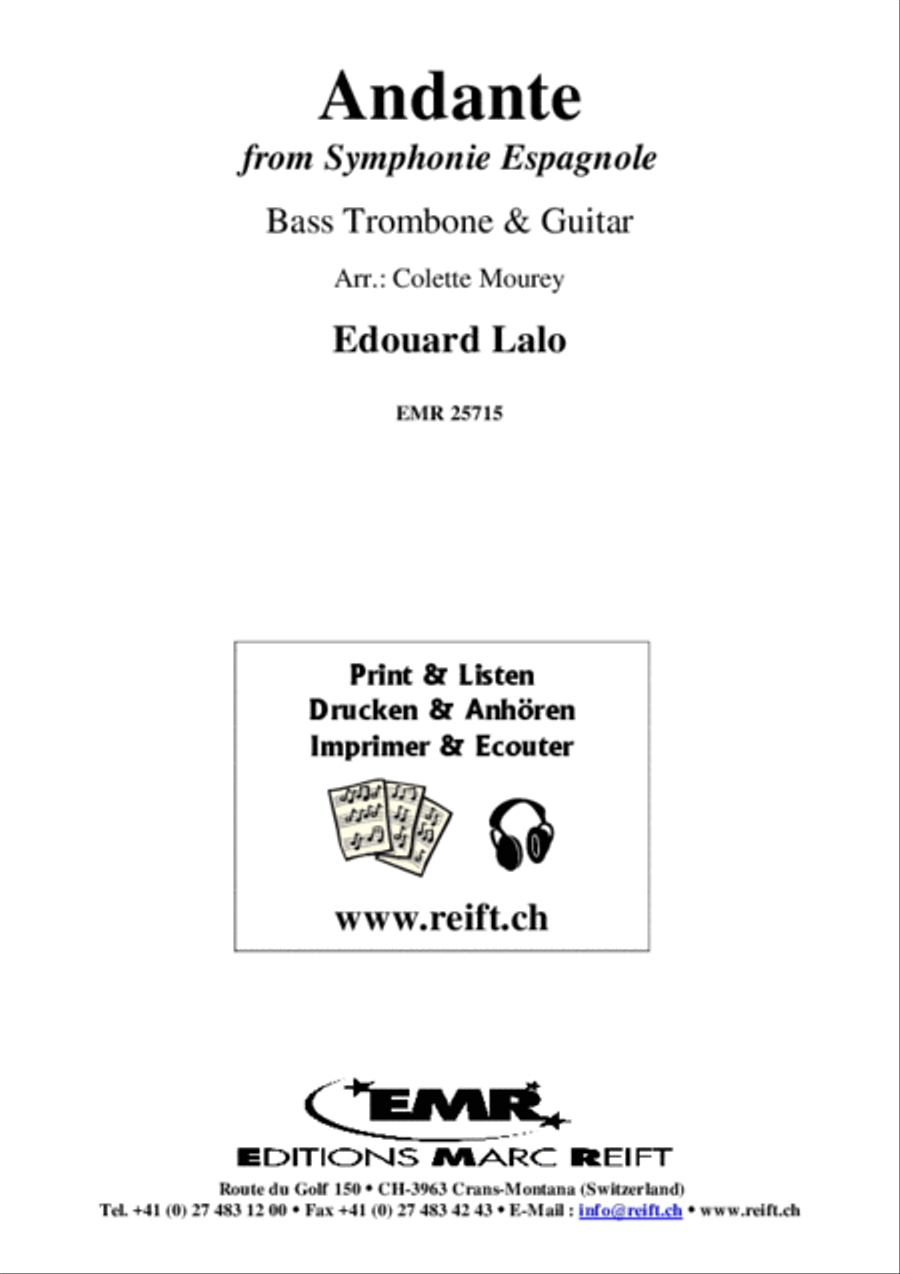 Andante Trombone scores gallery preview page 2