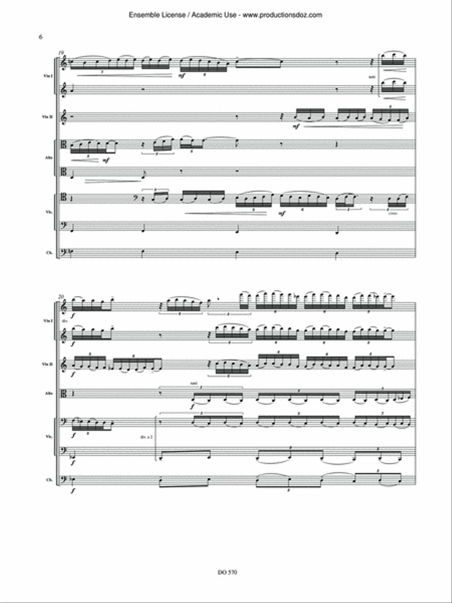 Prayers Orchestra scores gallery preview page 6