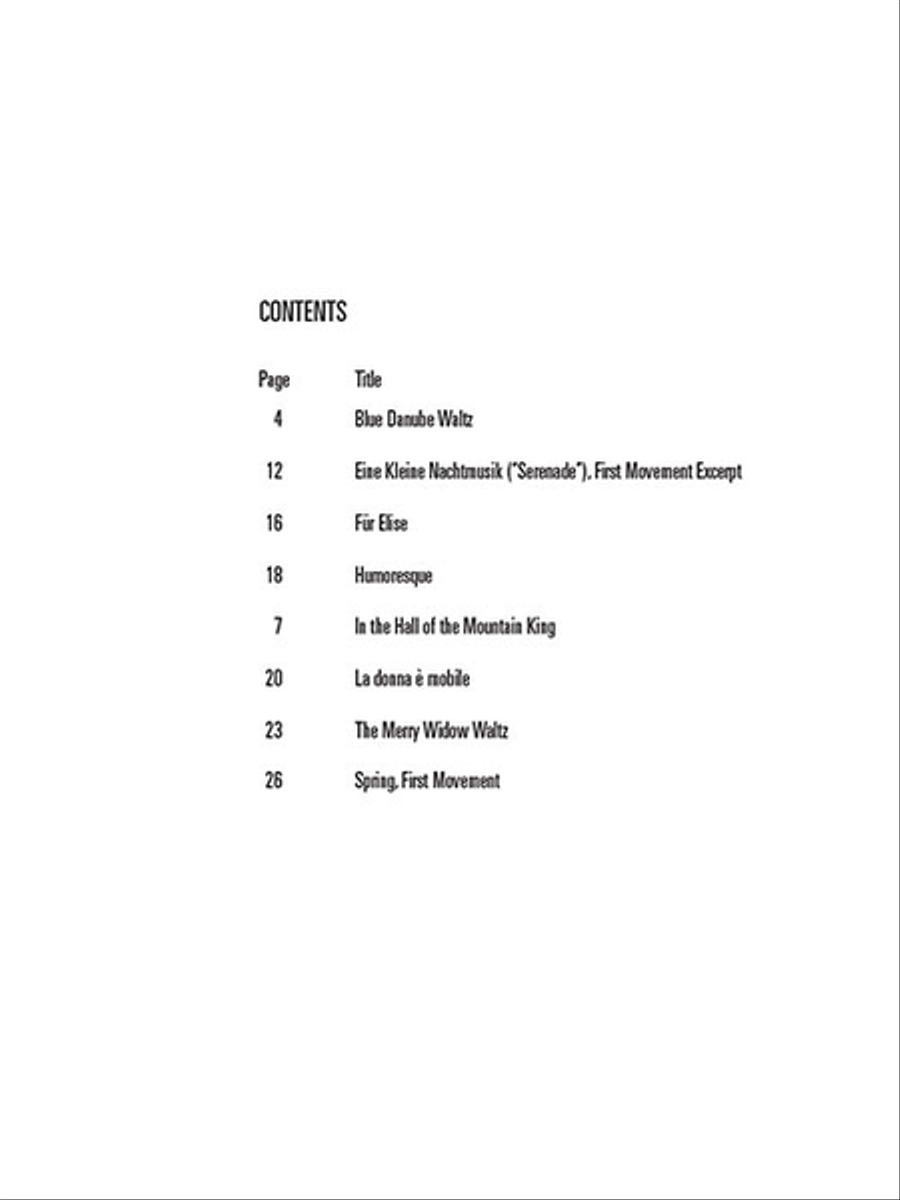 Classical Themes Ukulele scores gallery preview page 2