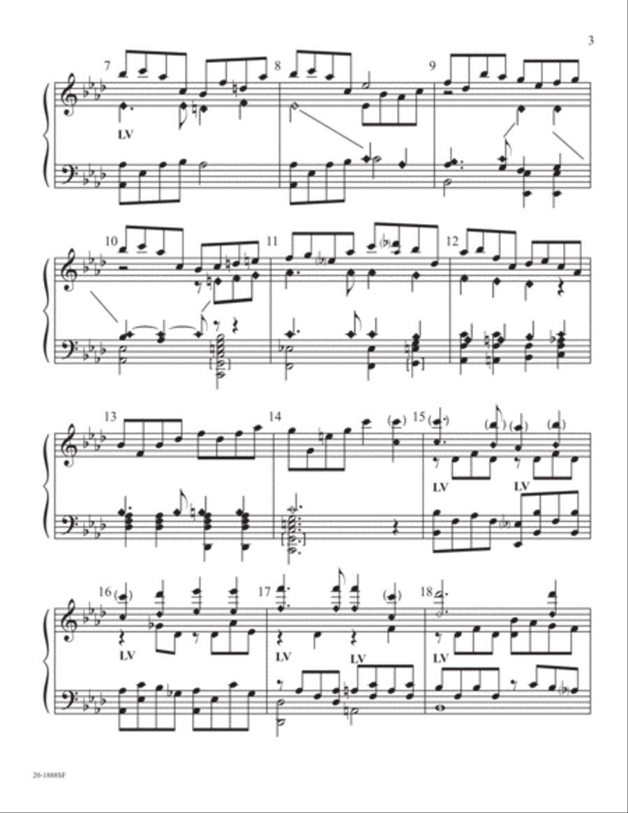 Beneath the Cross of Jesus 5-Octaves scores gallery preview page 3
