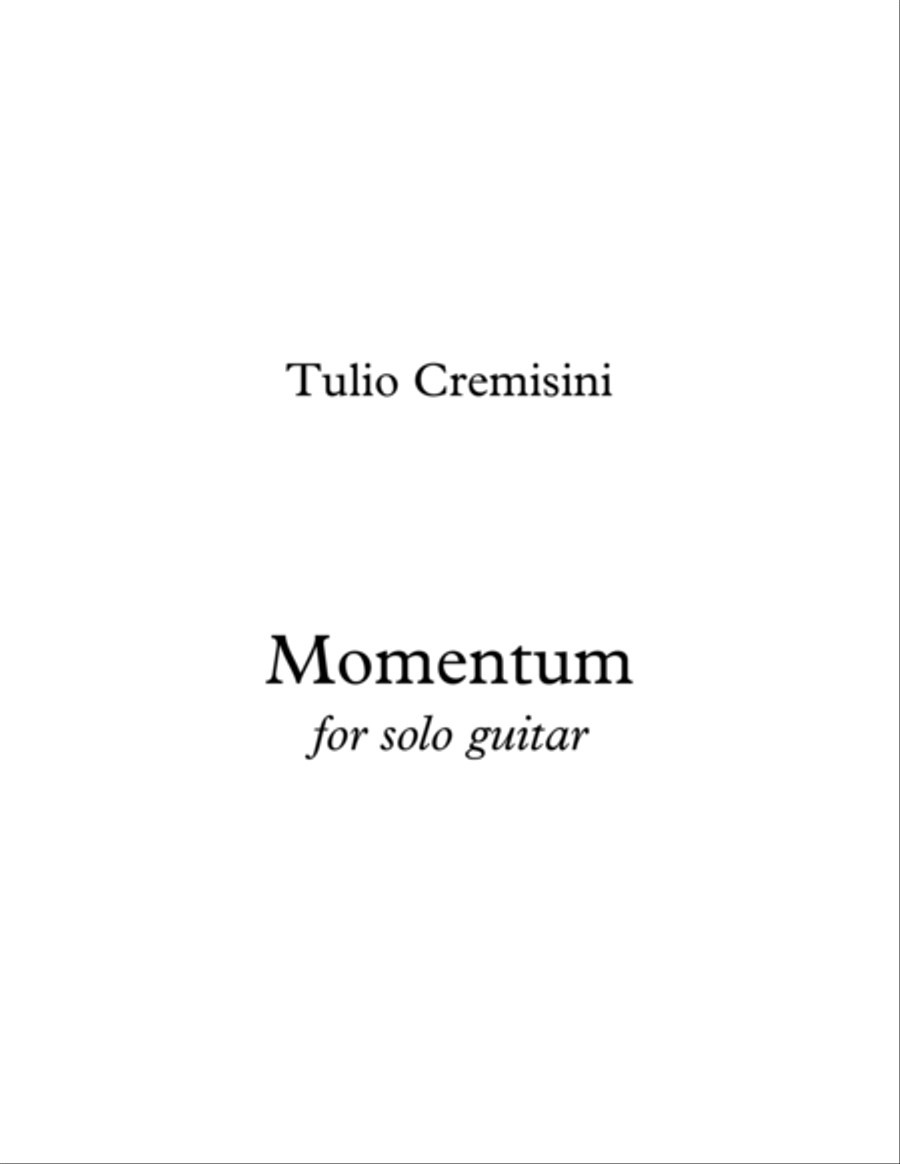 Momentum Momentum Electric Guitar scores gallery preview page 1