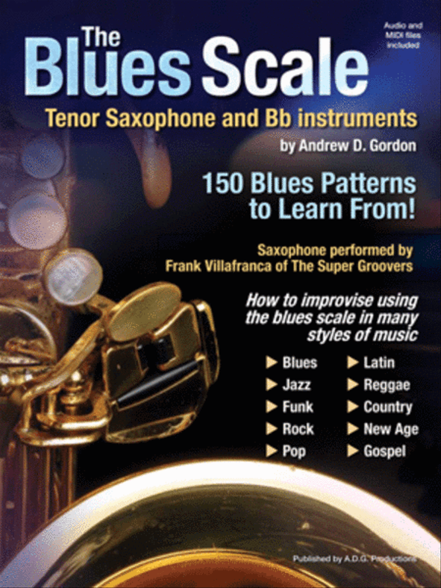 The Blues Scale for Tenor saxophone and Bb instruments Tenor Saxophone scores gallery preview page 1