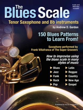 Book cover for The Blues Scale for Tenor saxophone and Bb instruments