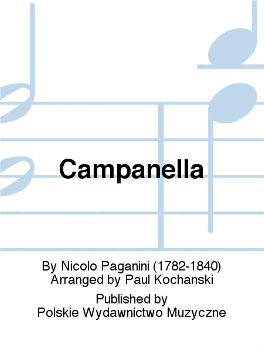 Campanella Violin Solo scores gallery preview page 1