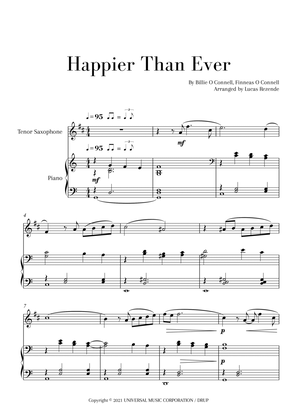 Book cover for Happier Than Ever
