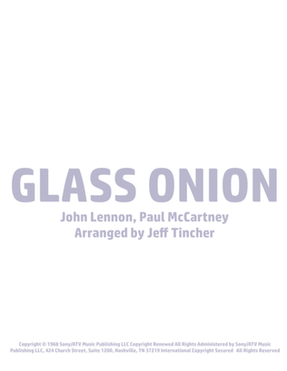 Book cover for Glass Onion