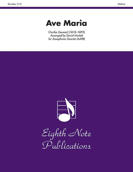 Ave Maria/Saxophone Quartet (AATB)