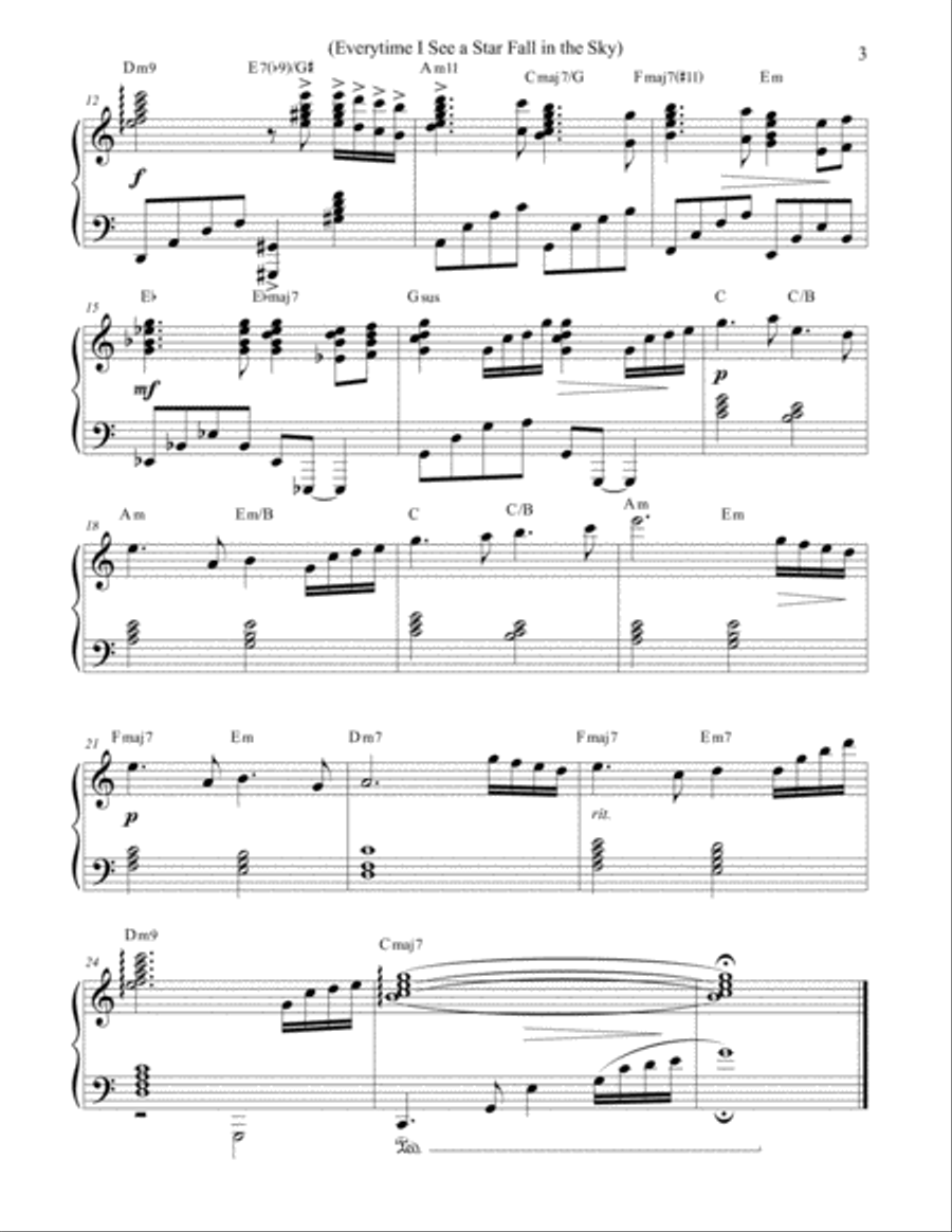 STARS - Romantic Shimmers at the Piano Piano Solo scores gallery preview page 3