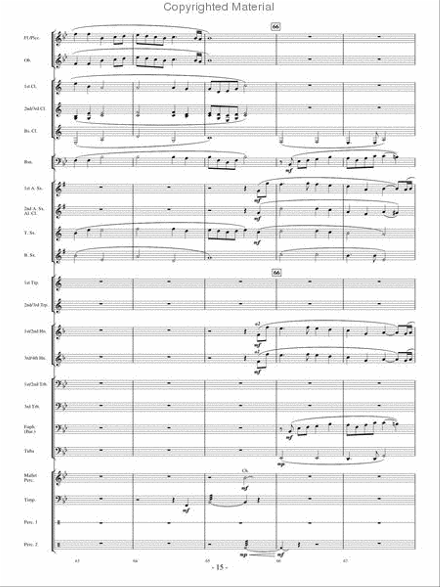 Ascentium Concert Band scores gallery preview page 14