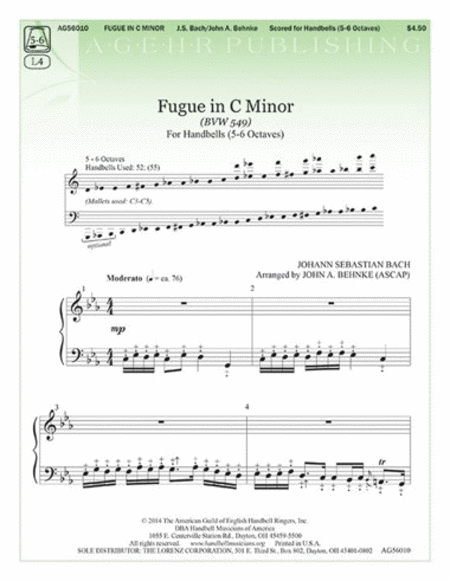 Fugue in C Minor image number null