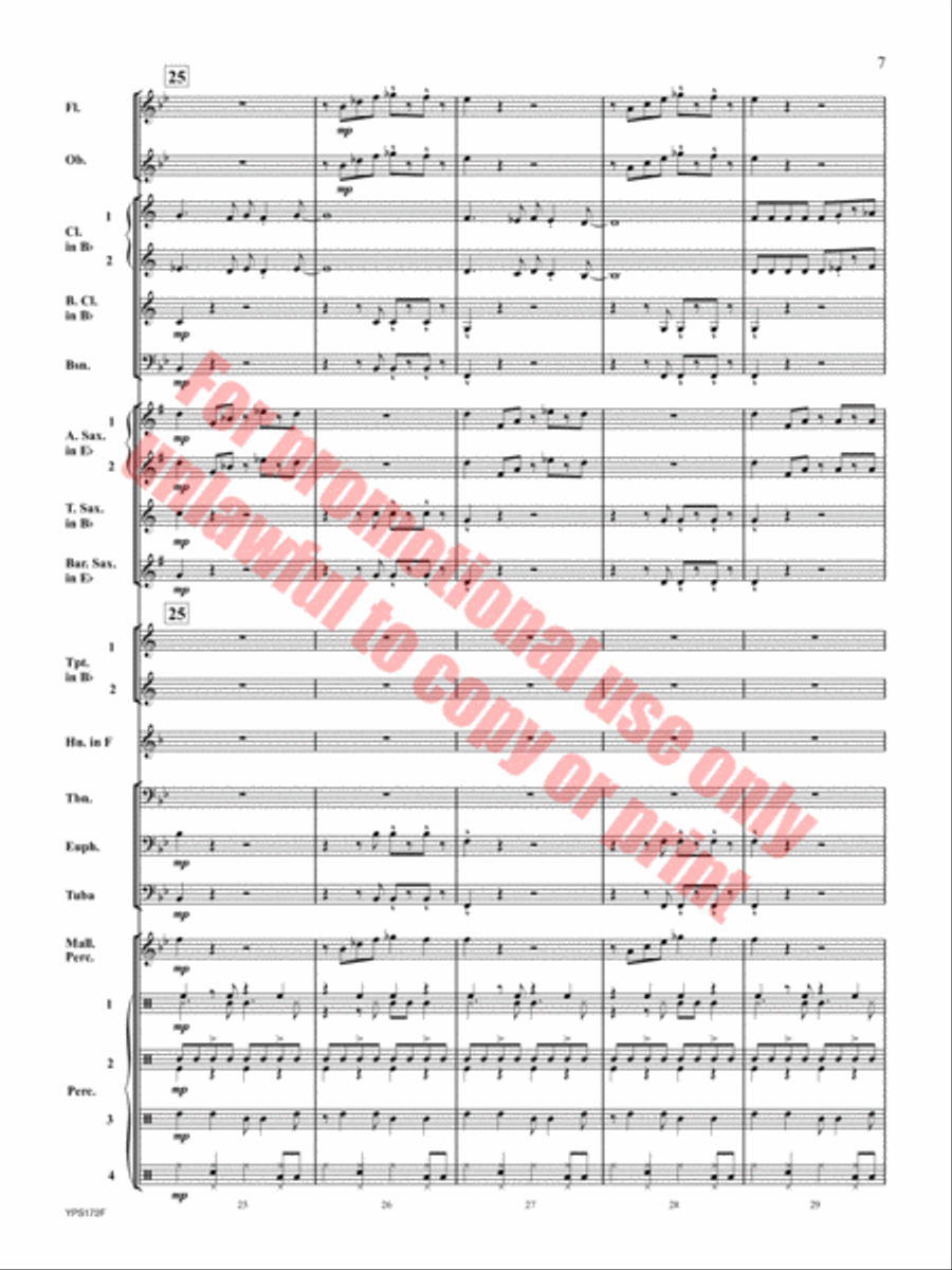 Chips and Salsa Concert Band scores gallery preview page 8