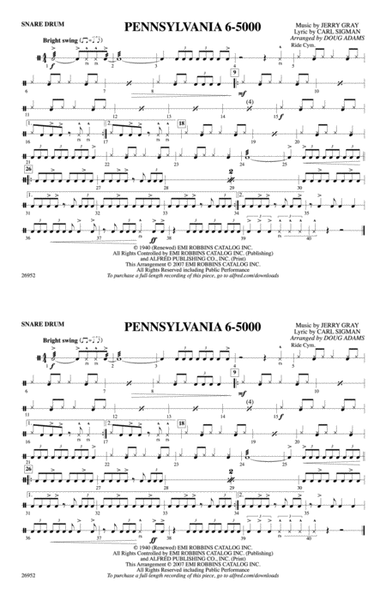 Pennsylvania 6-5000: Snare Drum