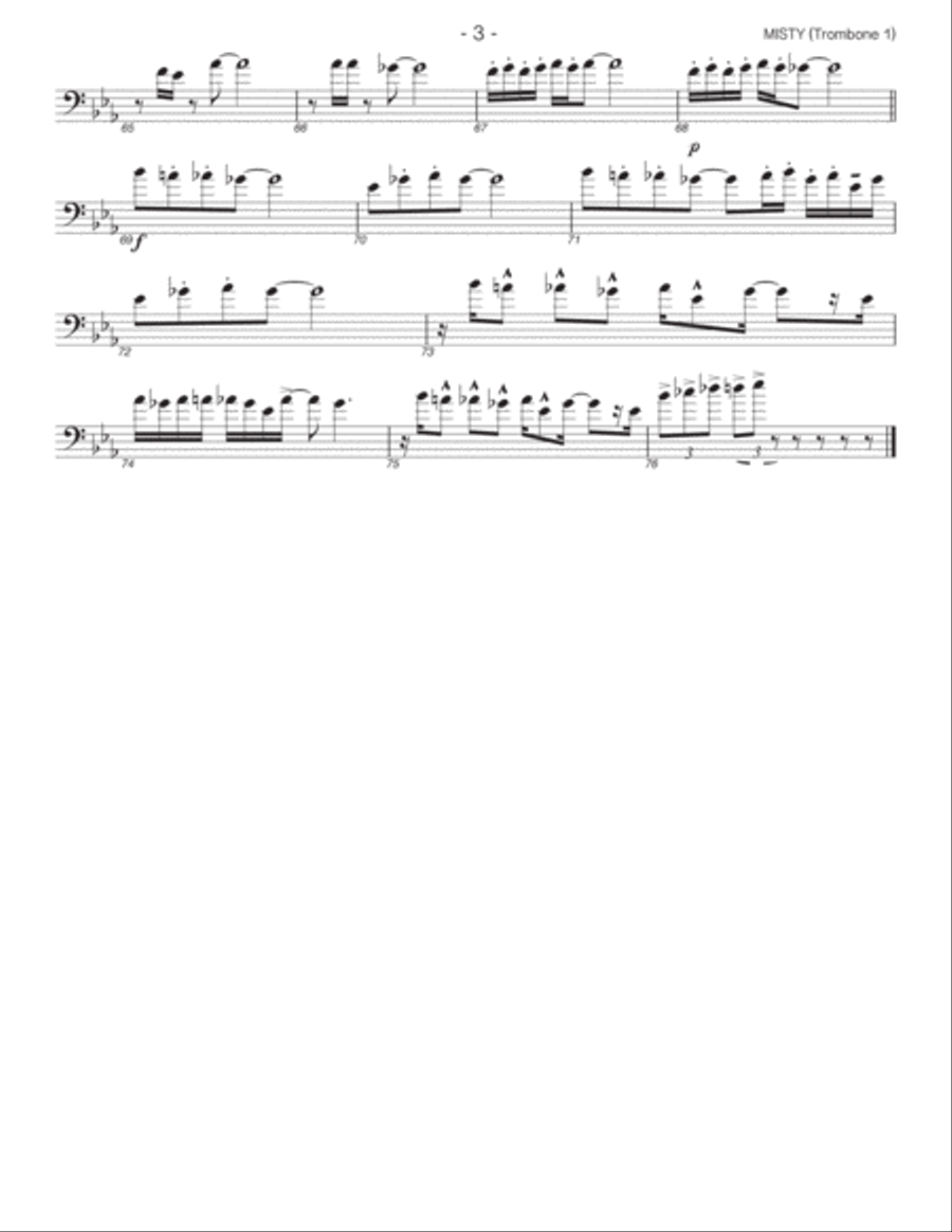 Misty Brass Ensemble scores gallery preview page 6