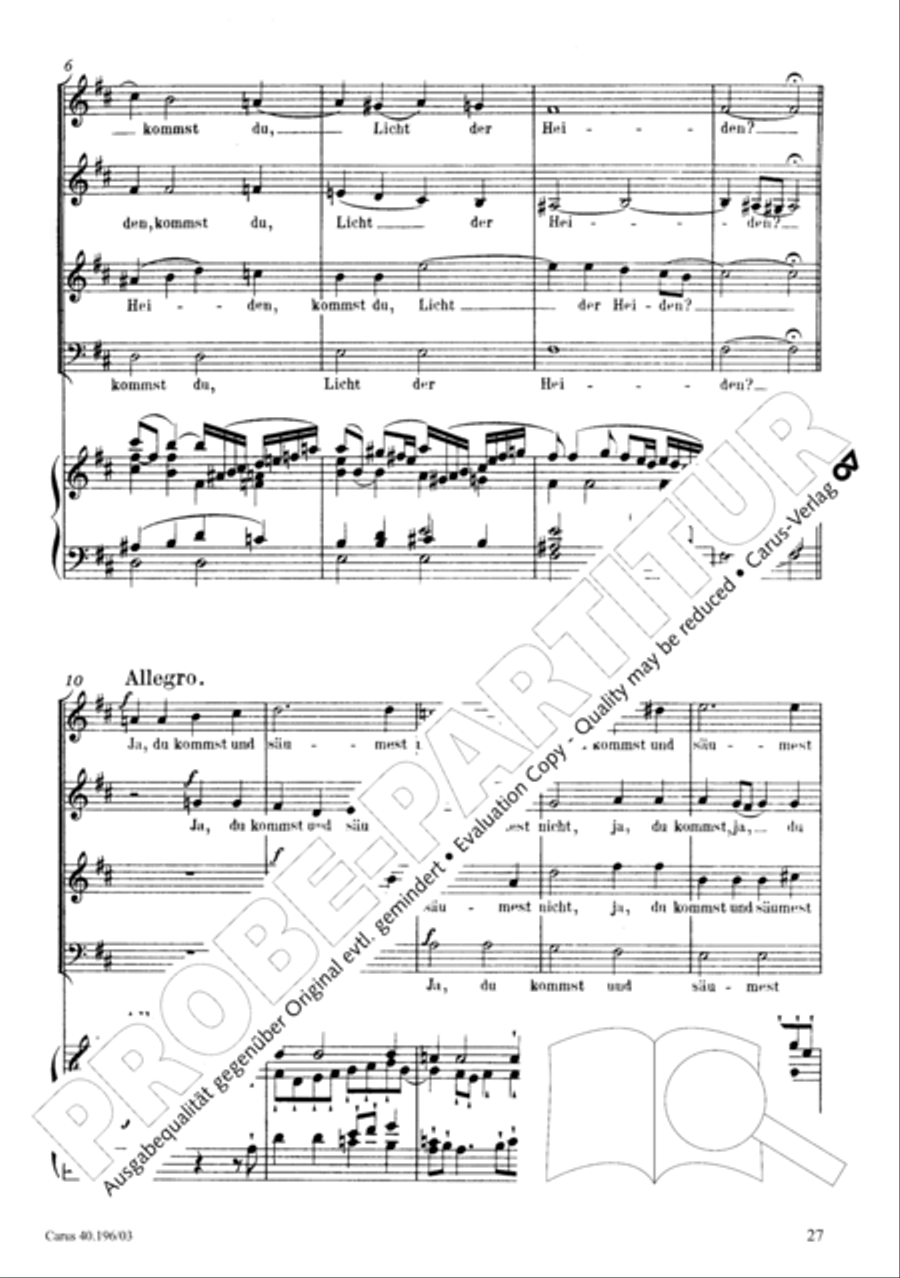 Die Geburt Christi SSA scores gallery preview page 28