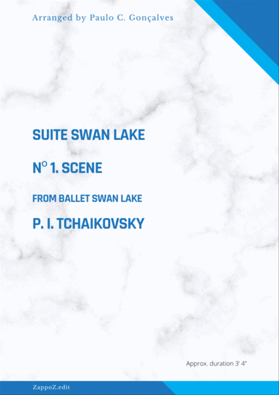 SUITE SWAN LAKE Nº 1. Scene Concert Band scores gallery preview page 1