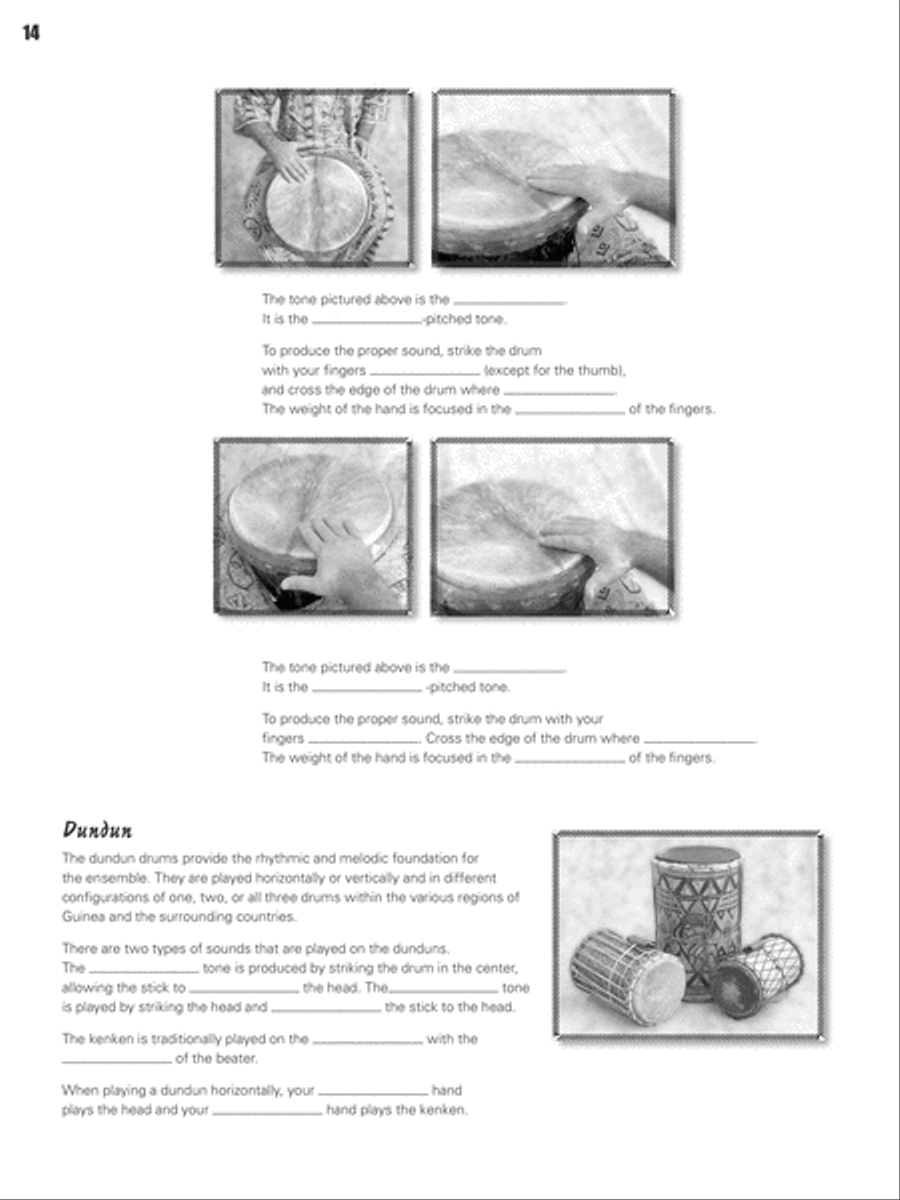 World Rhythms! Arts Program presents West African Drum & Dance Percussion scores gallery preview page 4