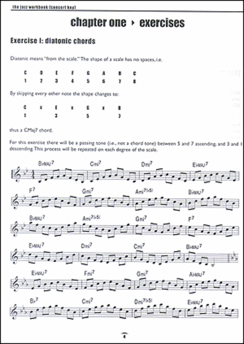 Jazz Workbook, Volume 1 C Edition image number null
