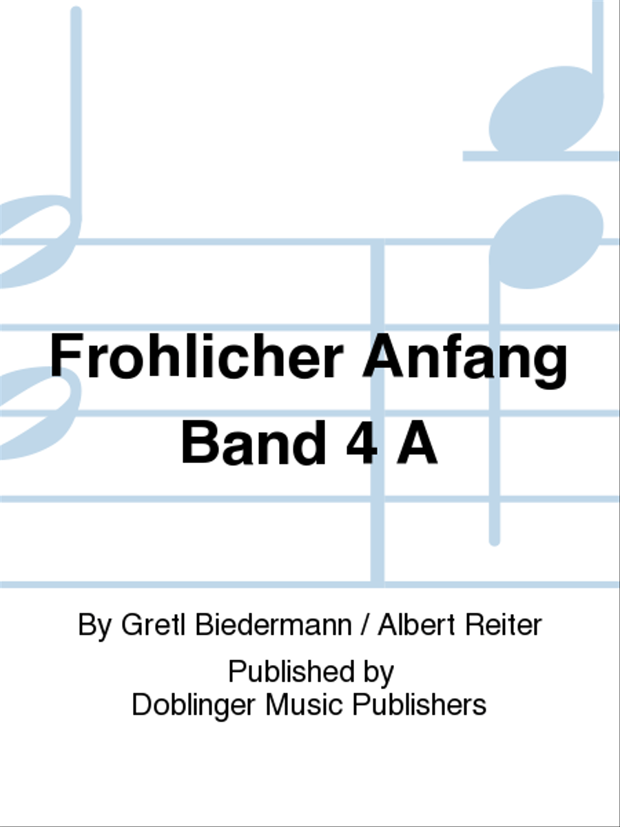 Frohlicher Anfang Band 4 A School and Community scores gallery preview page 1