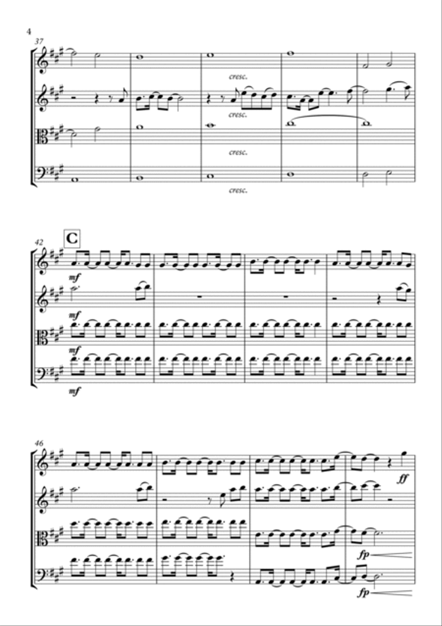 Euphoria String Quartet scores gallery preview page 5