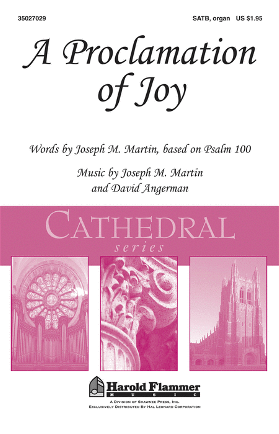 A Proclamation of Joy 4-Part scores gallery preview page 1