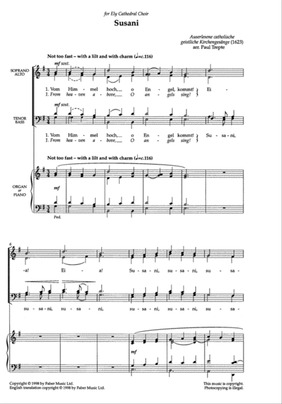 Three German Carols Three German Carols Choir scores gallery preview page 2