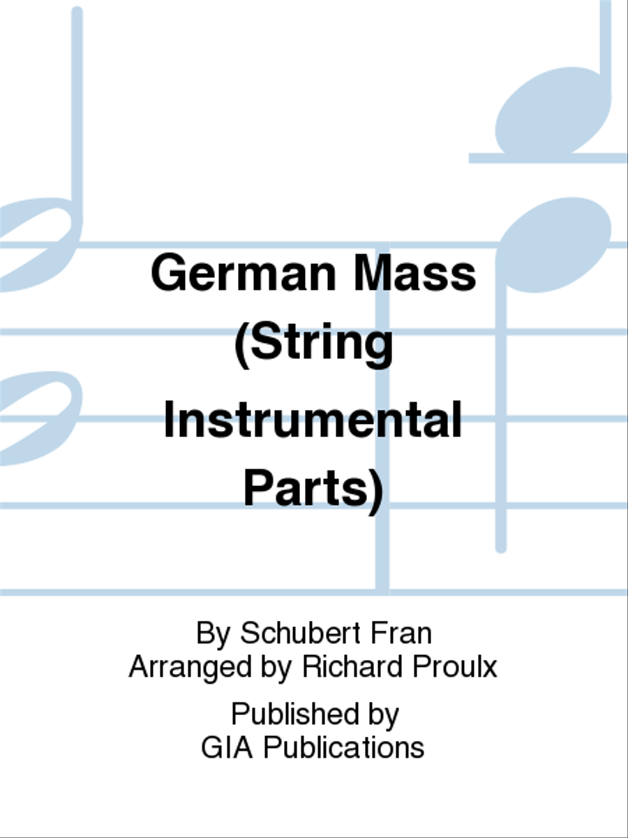 German Mass - Instrument Set B Bassoon scores gallery preview page 1