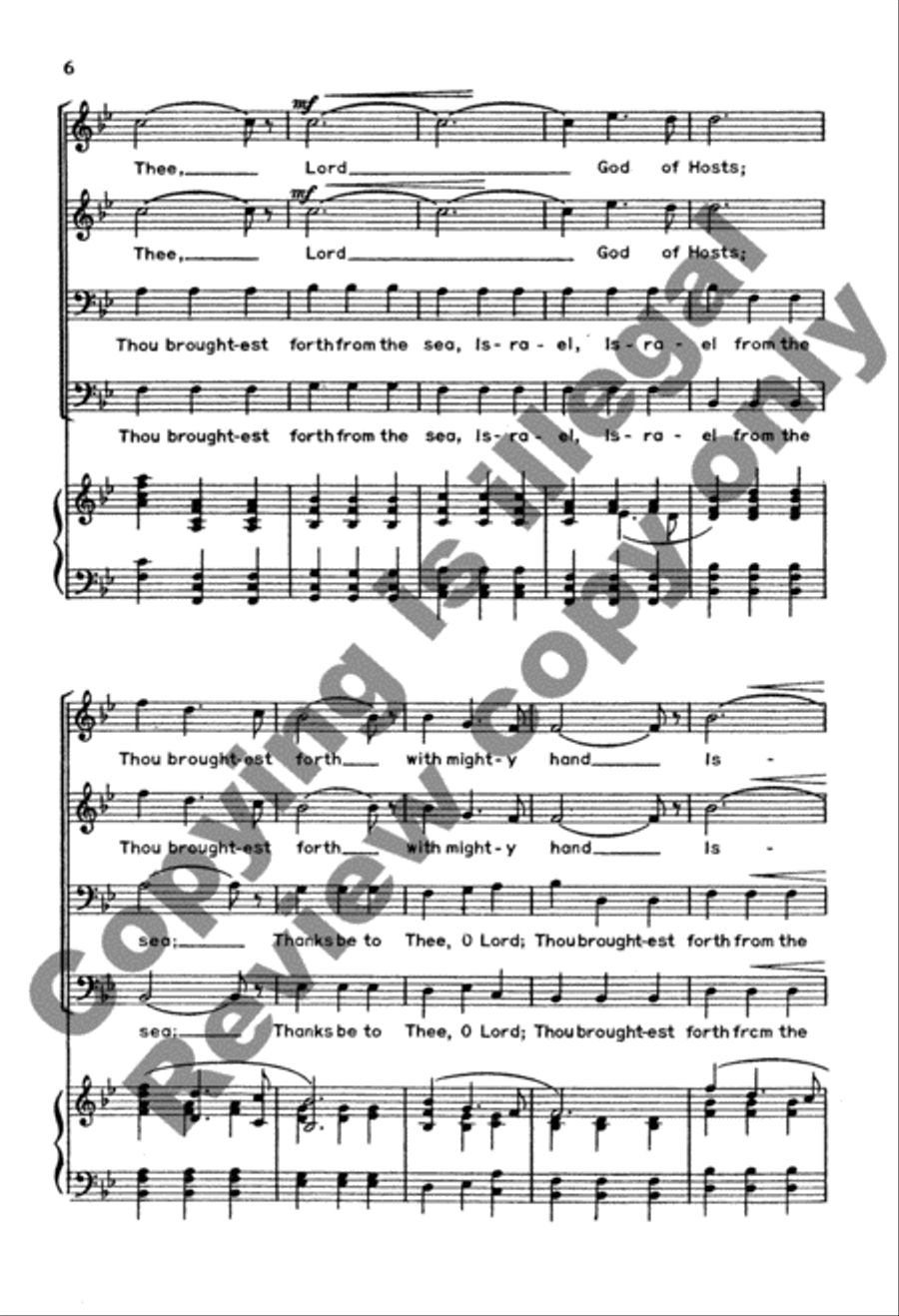 Thanks Be To Thee Thanks Be To Thee TTBB scores gallery preview page 6