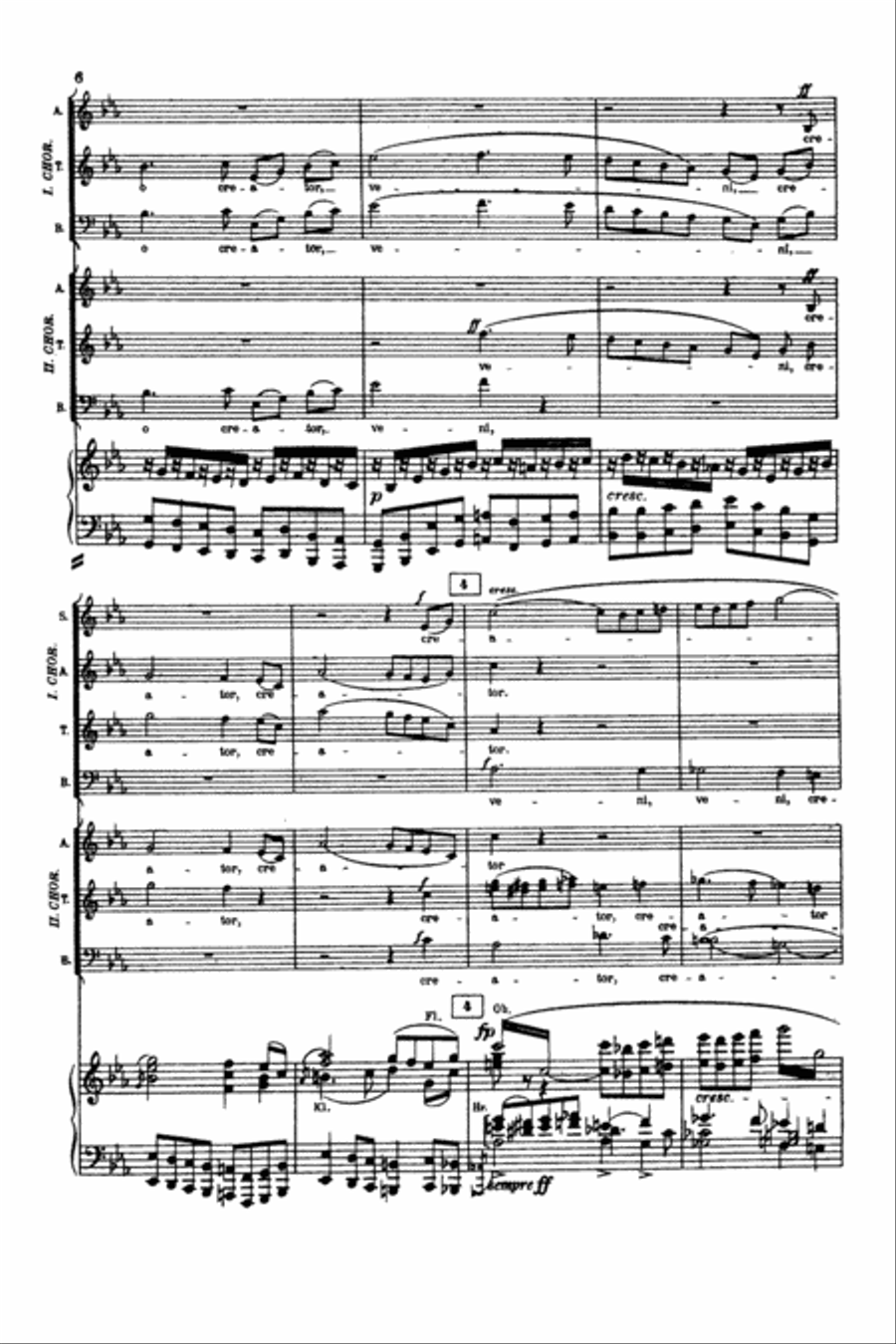 Symphony No. 8 in E-flat Major Choir scores gallery preview page 7
