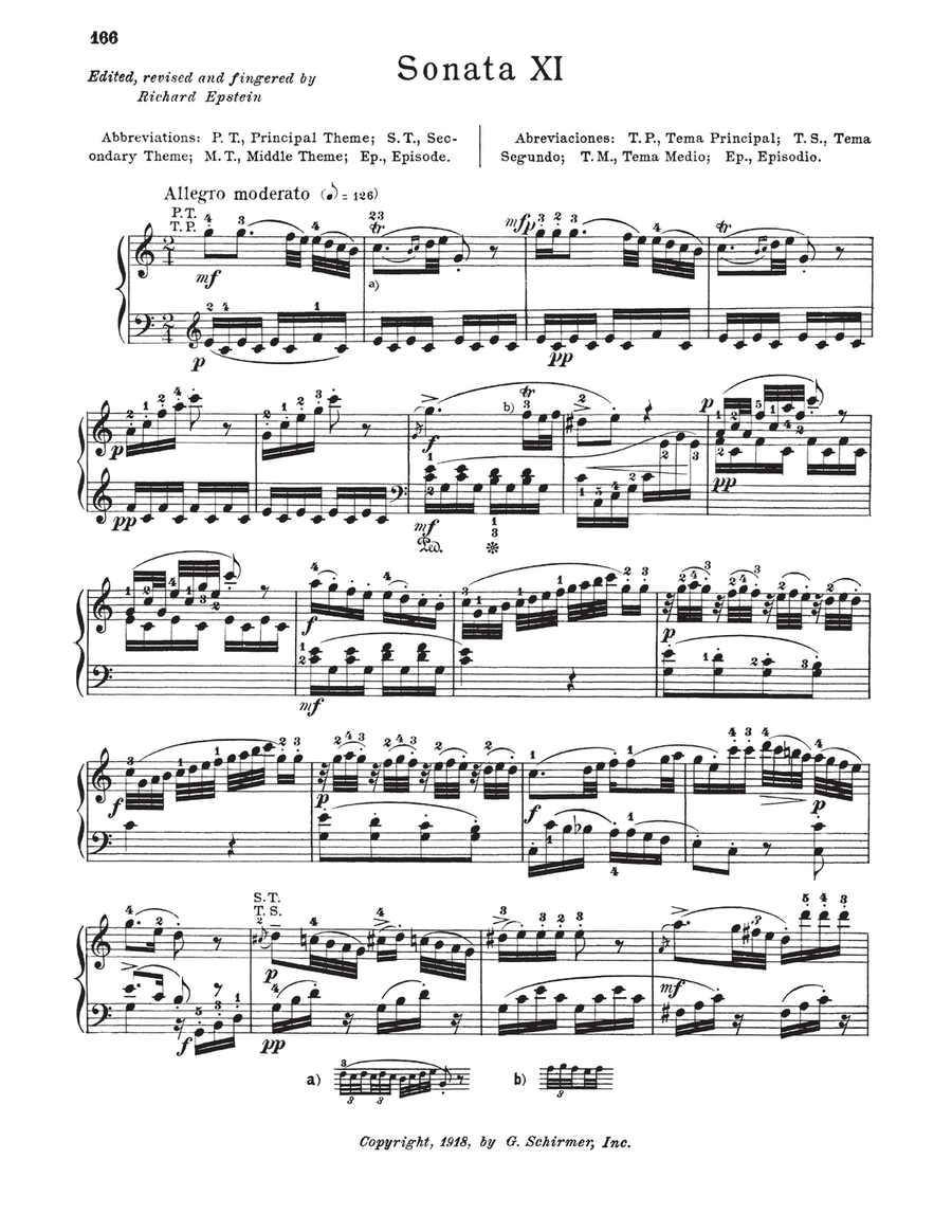 Sonata In C Major, K. 330 Piano Solo scores gallery preview page 1
