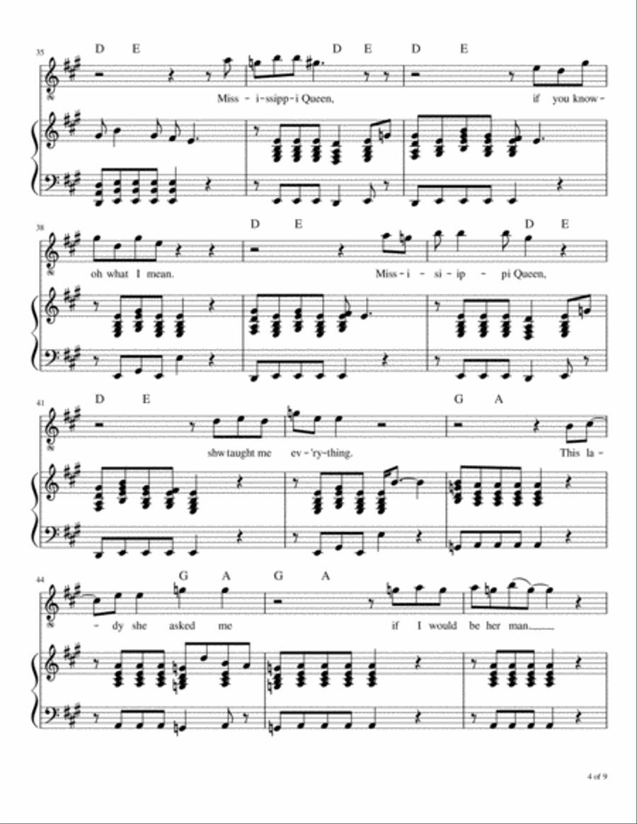 Mississippi Queen Voice scores gallery preview page 5