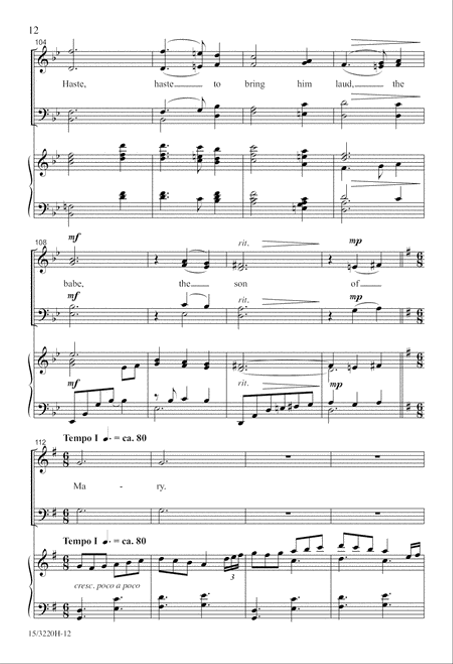 Rejoice and Be Merry! Rejoice and Be Merry! 4-Part scores gallery preview page 12