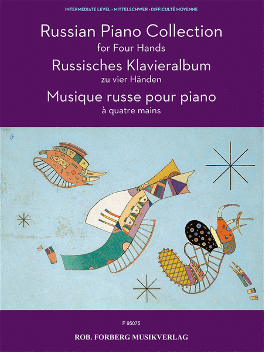 Russian Piano Collection for Four Hands Piano Duet scores gallery preview page 1