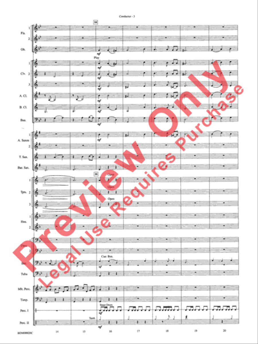 Coventry Carol Concert Band scores gallery preview page 5